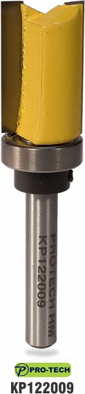 Pattern Flush trim router bit sample